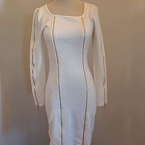 Women off white Sweater Dress